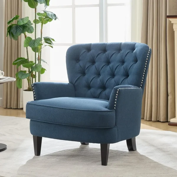 Fabric Upholstered Club Chair